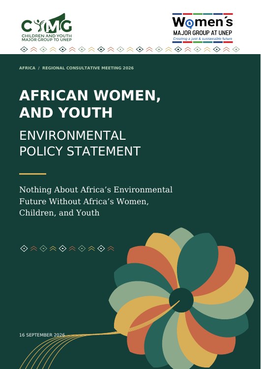 Cover of African Women and Youth Environmental Policy Statement